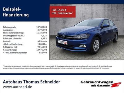 Blau Gebraucht 2021 VW Polo Comfortline Limousine | 14.980 € (Fairer Preis)