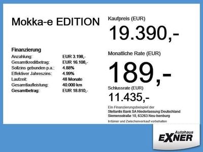 Second-hand Opel Mokka-e Edition 100 kW (136 CP) 2023 Alb SUV