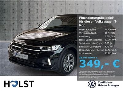 Neu VW T-Roc Cabriolet R-line 150 PS (110 kW) 2025 Schwarz Cabrio