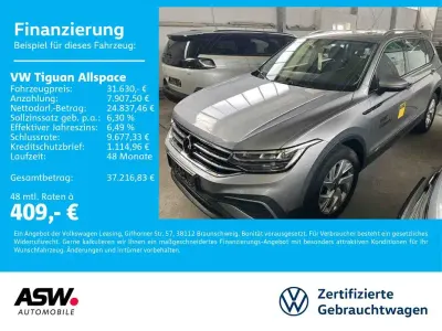 Second-hand VW Tiguan Allspace S 150 CP (110 kW) 2024 Argintiu SUV