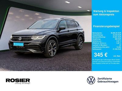 Schwarz / deep black Gebraucht 2025 VW Tiguan Allspace R-line SUV | 46.880 € (Etwas zu teuer)