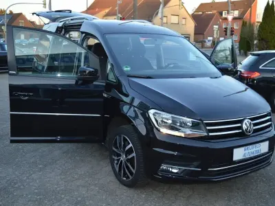 Gebraucht VW Caddy 125 PS (91 kW) 2017 Schwarz Van / Kleinbus