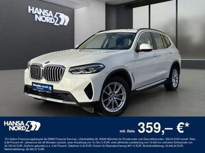 Gebraucht BMW X3 Sport Line 190 PS (139 kW) 2022 Weiß SUV