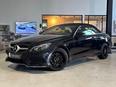 Usata Mercedes E200 AMG 184 CV (135 kW) 2017 Nero Cabrio