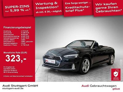 Gebraucht Audi A5 Cabriolet Advanced Plus 204 PS (150 kW) 2024 Schwarz Cabrio