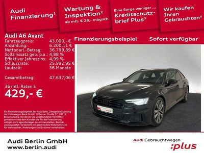 Schwarz Gebraucht 2023 Audi A6 Sport Kombi | 43.000 € (Fairer Preis)