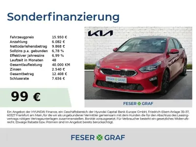 Gebraucht Kia Ceed Spirit 140 PS (102 kW) 2019 Rot Kleinwagen