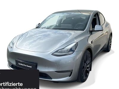 Begagnad Tesla Model Y Performance 321 kW (437 HK) 2023 Silver SUV