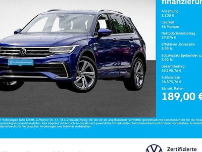 Blau Gebraucht 2023 VW Tiguan R-line SUV | 32.977 € (Superpreis)