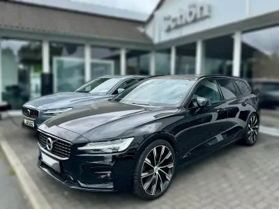 Brugt Volvo V60 R-Design 326 HK (239 kW) 2018 Sort Stationcar