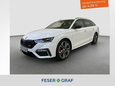 Gebraucht Skoda Octavia RS 200 PS (147 kW) 2023 Moon weiss perleffekt Kombi