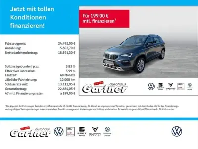Gebraucht Seat Ateca Style 150 PS (110 kW) 2022 Rodium grau metallic SUV