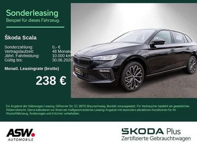 Gebraucht Skoda Scala Tour 150 PS (110 kW) 2025 Schwarzmagic perleffekt Kleinwagen