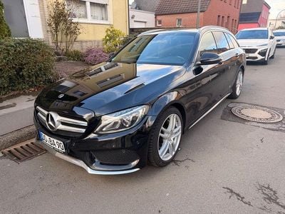 Gebraucht Mercedes C220 AMG line 170 PS (125 kW) 2017 Schwarz Limousine