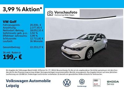 Gebraucht VW Golf VIII Style 131 PS (96 kW) 2022 Weiß Limousine