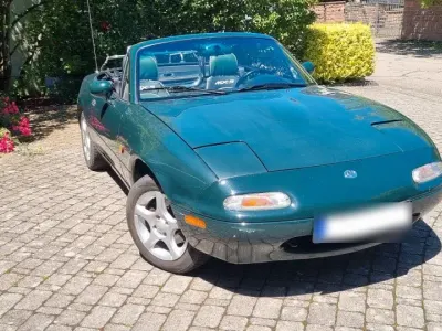 Gebraucht Mazda MX5 90 PS (66 kW) 1997 Grün Cabrio