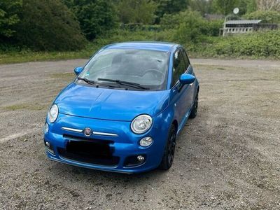 gebraucht Fiat 500S blau metallic