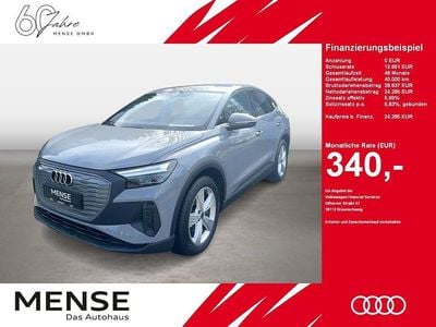 Gebraucht Audi Q4 Sportback e-tron Advanced Plus 125 kW (170 PS) 2022 Kieselgrau SUV