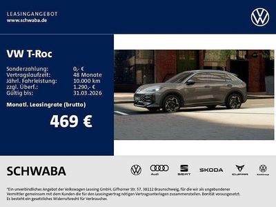 Neu VW T-Roc R 150 PS (110 kW) 2026 Grau SUV