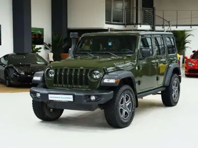 Gebraucht Jeep Wrangler Sport 272 PS (200 kW) 2021 Sarge green clear coat SUV