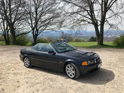 Gebraucht BMW 323 Cabriolet 170 PS (125 kW) 2000 Schwarz Cabrio