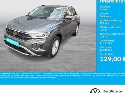 Gebraucht VW T-Roc Life 116 PS (85 kW) 2025 Grau SUV
