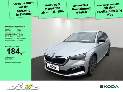 Gebraucht Skoda Scala Style 116 PS (85 kW) 2019 Silber Kleinwagen