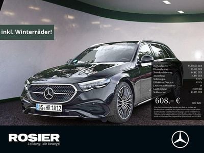 Schwarz / obsidianschwarz Gebraucht 2025 Mercedes E450 AMG line Kombi | 85.990 €