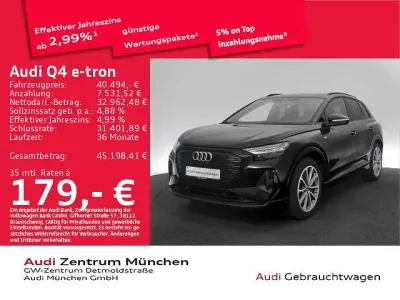 Second-hand Audi Q4 e-tron S-Line 150 kW (204 CP) 2023 Negru SUV