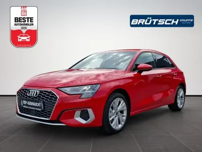 Gebraucht Audi A3 Advanced 110 PS (80 kW) 2021 Tangorot metallic Limousine