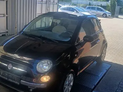 Używany Fiat 500C Lounge 69 KM (50 kW) 2010 Czarny Kabriolet