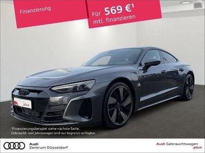Grau Gebraucht 2021 Audi e-tron GT quattro Sport Limousine | 49.900 € (Fairer Preis)