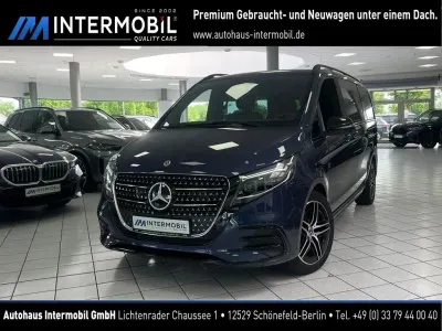 Neu Mercedes V300 Exclusive 237 PS (174 kW) 2025 Lackfarbe sodalithblau metalli Van / Kleinbus