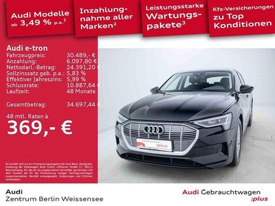 Brillantschwarz Gebraucht 2022 Audi e-tron Comfort SUV | 30.489 € (Guter Preis)
