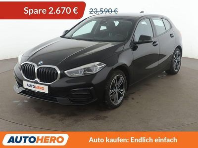 Gebraucht BMW 118 Sport Line 136 PS (100 kW) 2022 Schwarz ii/bonnet fluid black Kleinwagen