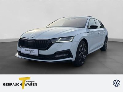 Gebraucht Skoda Octavia SportLine 150 PS (110 kW) 2022 Weiß Kombi