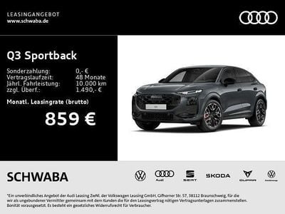 Grau Neu 2026 Audi Q3 Sportback Sport SUV | 59.360 € (Guter Preis)