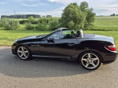 Gebraucht Mercedes SLK250 204 PS (150 kW) 2016 Schwarz Cabrio