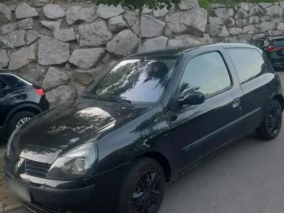 Gebraucht Renault Clio 2004 Schwarz Kleinwagen