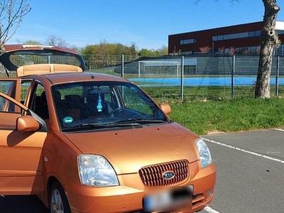 Gebraucht Kia Picanto 2007 Orange Kleinwagen