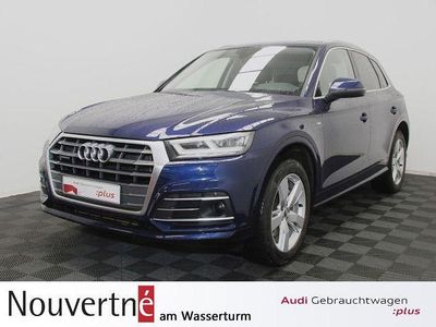 Gebraucht Audi Q5 S-Line 299 PS (219 kW) 2020 Navarrablau (blue), metallic SUV