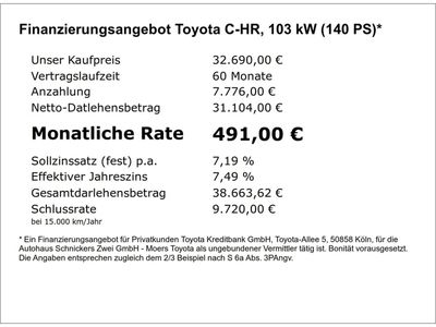 gebraucht Toyota C-HR TEAM DEUTSCHLAND+CPLAY+TEC-P+AKTION+SOFORT