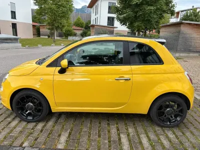 Gebraucht Fiat 500 Lounge 86 PS (63 kW) 2011 Gelb Kleinwagen