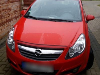 Gebraucht Opel Corsa 80 PS (58 kW) 2007 Rot Kleinwagen