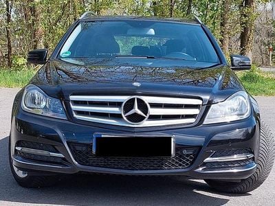 Usata Mercedes C180 Avantgarde 156 CV (114 kW) 2014 Nero Station wagon