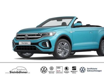 gebraucht VW T-Roc Cabriolet R-Line 1.5 TSI DSG LED ACC App-Con Bluetooth Klima Einparkhilfe el. Fenster