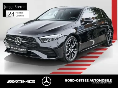 Gebraucht Mercedes A200 AMG 163 PS (119 kW) 2025 Kosmosschwarz metallic Limousine