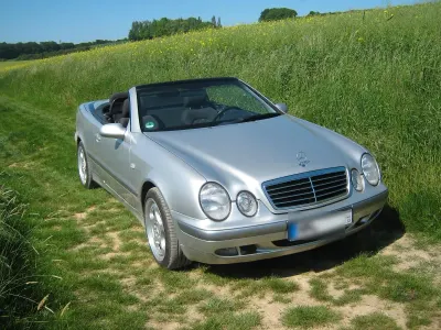 Brugt Mercedes CLK200 136 HK (100 kW) 1999 Sølv Cabriolet