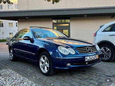 Brugt Mercedes CLK200 163 HK (119 kW) 2005 Blå Coupe
