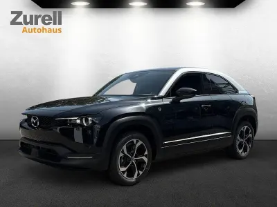 Neu Mazda MX30 Exclusive-Line 125 kW (170 PS) 2025 Multitone jet blacksilver SUV